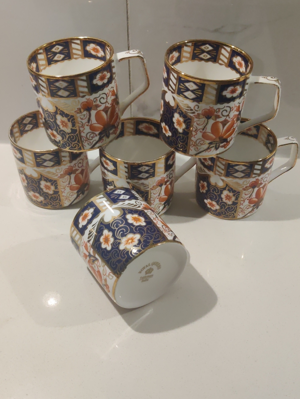 Royal Queen Tableware India Cups Set Of Six 